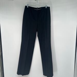 Bella Colori Mini Waist Band Trouser Dress Pants Womens Sze 8 Black High Waisted